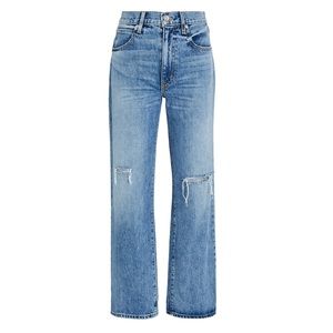 SLVRLAKE Sophie Straight Leg Jeans in color Denim size 25